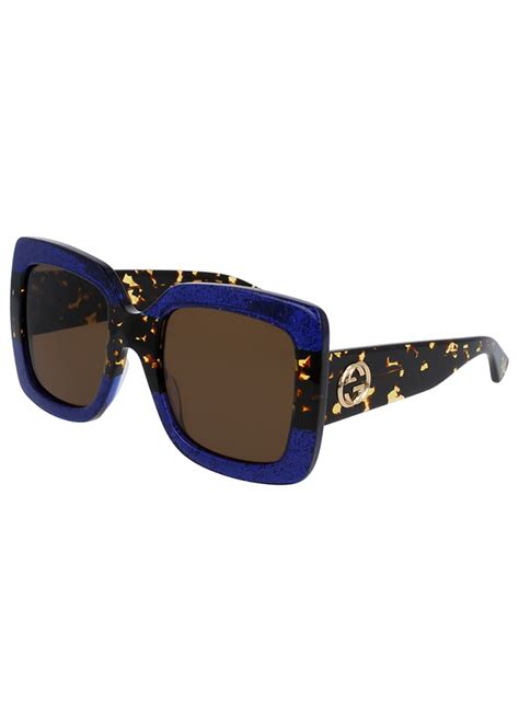 gucci glittered gradient oversized square sunglasses dupes|Gucci Glittered Gradient Oversized Square Sunglasses, Purple.